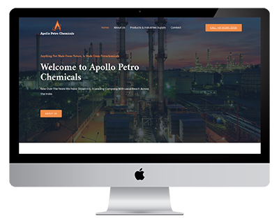 business website development and seo of apollo petrochemical website