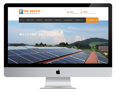 solar website design and seo company
